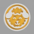 Bộ nút áo hình thú 16mm (Cute Animal Buttons) in 3D siêu đáng yêu - Thumbnail 5