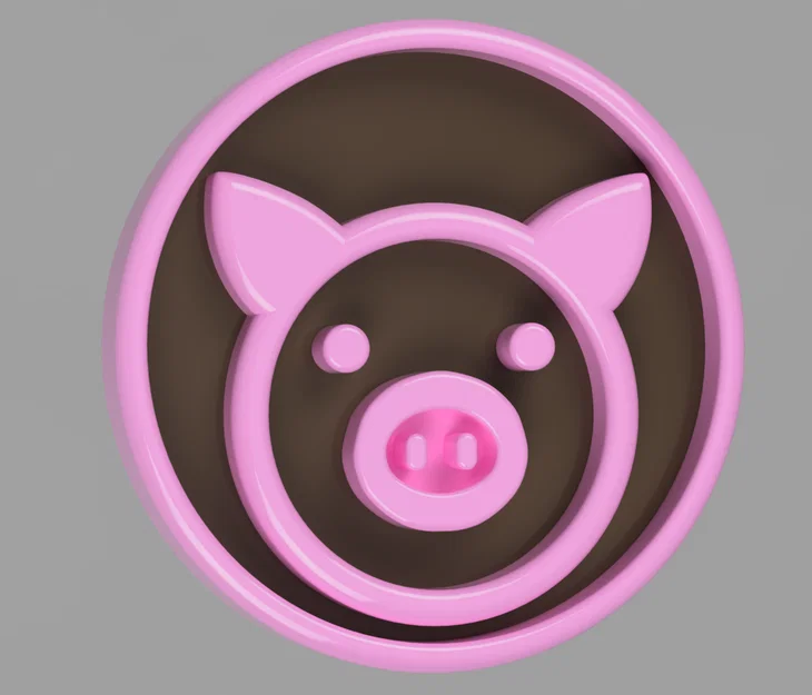 Bộ nút áo hình thú 16mm (Cute Animal Buttons) in 3D siêu đáng yêu - Image 6