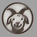Bộ nút áo hình thú 16mm (Cute Animal Buttons) in 3D siêu đáng yêu - Thumbnail 7