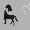 Horse kit card - Bộ kit card ngựa lắp ráp in 3D - Thumbnail 4