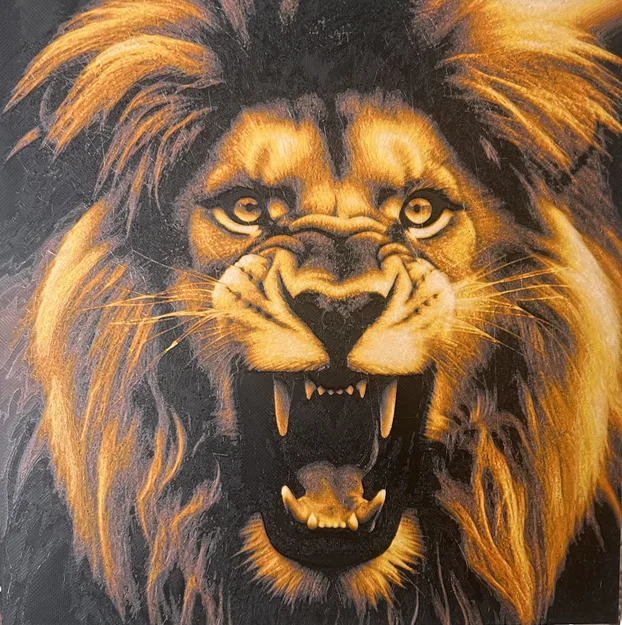 Sư Tử Gầm (Lion Roaring) - Hueforge - Image 2
