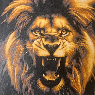 Sư Tử Gầm (Lion Roaring) - Hueforge