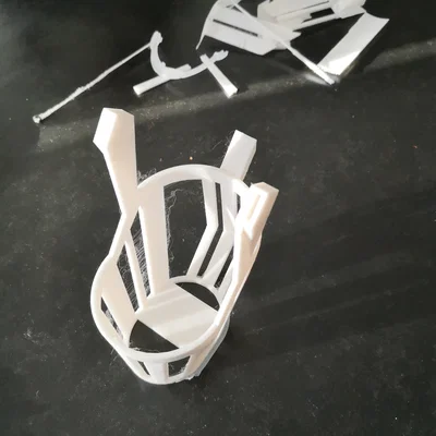Mẫu rọ mõm cho chó (Muzzle Dog) in 3D thiết kế cơ bản