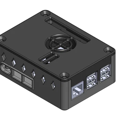 Case Raspberry Pi 5 dùng Active Cooler