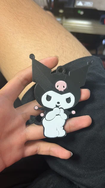 Mô hình móc khóa Kuromi Sanrio dễ thương - File in 3D - Image 2