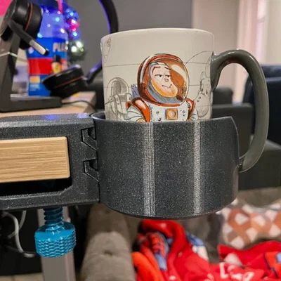 Cup Holder Clamp 3 (NO SUPPORTS) – Kẹp bàn giữ ly (không cần supports)