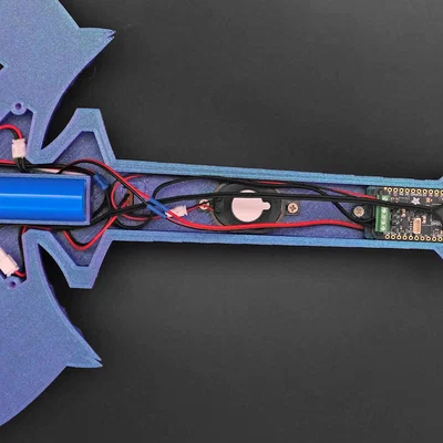 Master Sword RP2040 – Kiếm Master dùng Feather RP2040 PropMaker