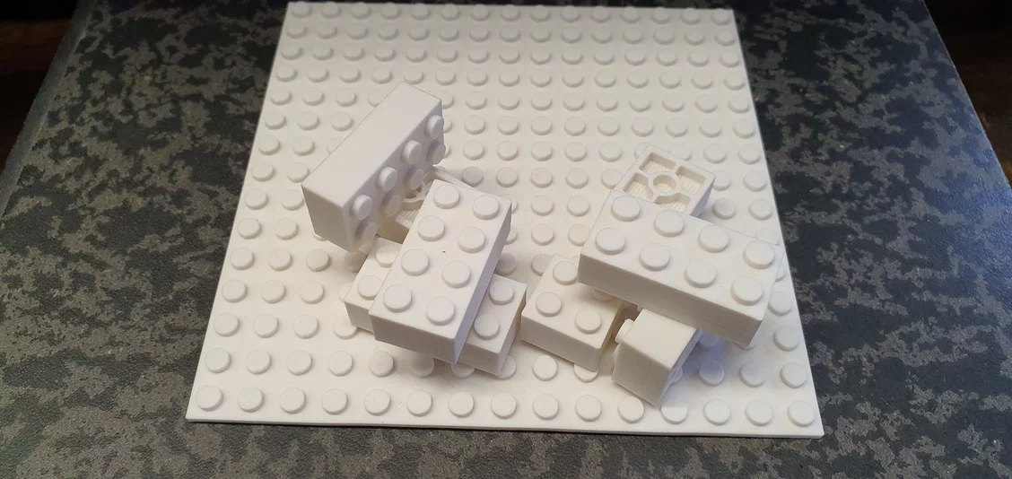 Đế gắn gạch lắp ráp (LEGO Like Plates) tùy chỉnh kích thước in 3D - Image 1