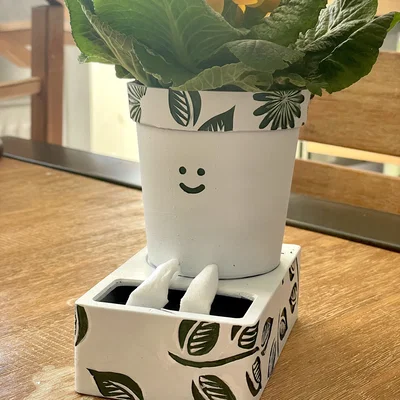Chậu Tự Tưới Dễ Thương (Cute Self-Watering Planter)