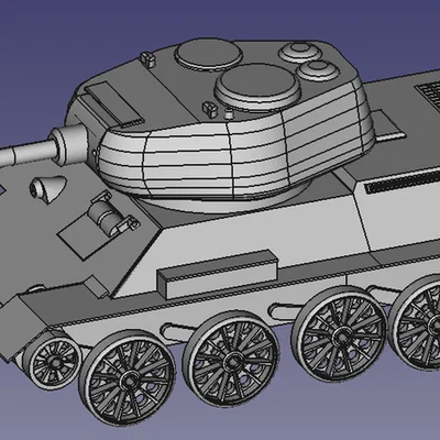 Another T34 Tank - 1/20 scale (Xe tăng T34 tỉ lệ 1/20)