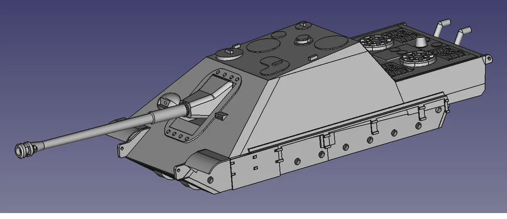 Xe tăng Another Jagdpanther Tank tỉ lệ 1/20 - Image 4