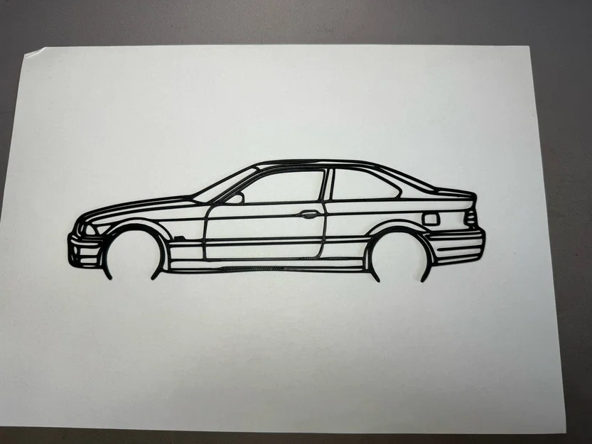 Mô hình trang trí treo tường xe hơi BMW M3 E36 cực chất - Image 1