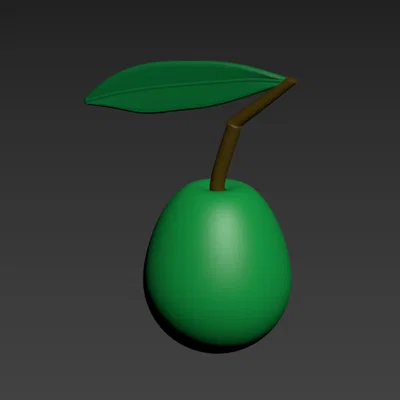 Mô hình quả ô liu (Aceituna) 3D - File in trang trí siêu dễ thương