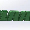 Móc khóa logo CLAAS in 3D ấn tượng - Phụ kiện cho người yêu máy móc - Thumbnail 1