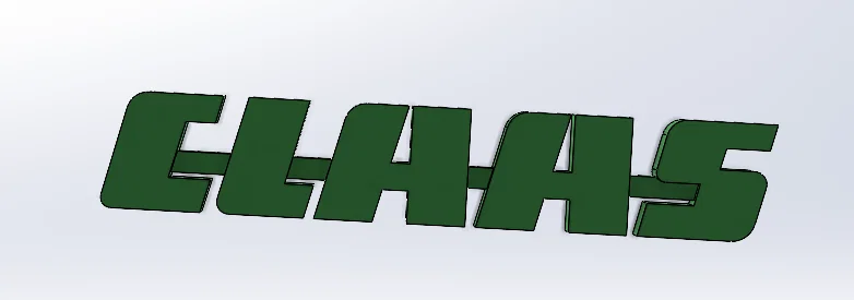 Móc khóa logo CLAAS in 3D ấn tượng - Phụ kiện cho người yêu máy móc - Image 2