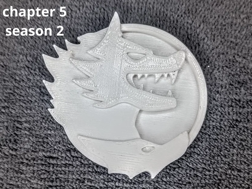Mô hình huy hiệu Cerberus Fortnite 3D (Fortnite Medallion) cực chất - Image 1