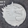 Mô hình huy hiệu Cerberus Fortnite 3D (Fortnite Medallion) cực chất - Thumbnail 1