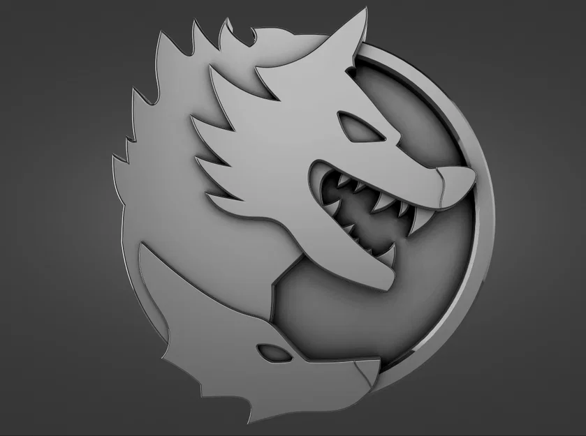 Mô hình huy hiệu Cerberus Fortnite 3D (Fortnite Medallion) cực chất - Image 3