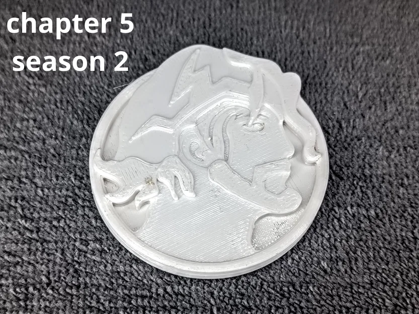 Mô hình 3D huy hiệu Medallion Zeus - Fortnite Chapter 5 Season 2 - Image 1