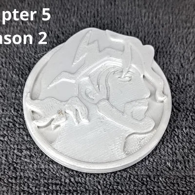 Mô hình 3D huy hiệu Medallion Zeus - Fortnite Chapter 5 Season 2