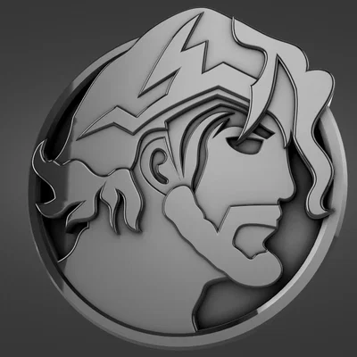 Mô hình 3D huy hiệu Medallion Zeus - Fortnite Chapter 5 Season 2