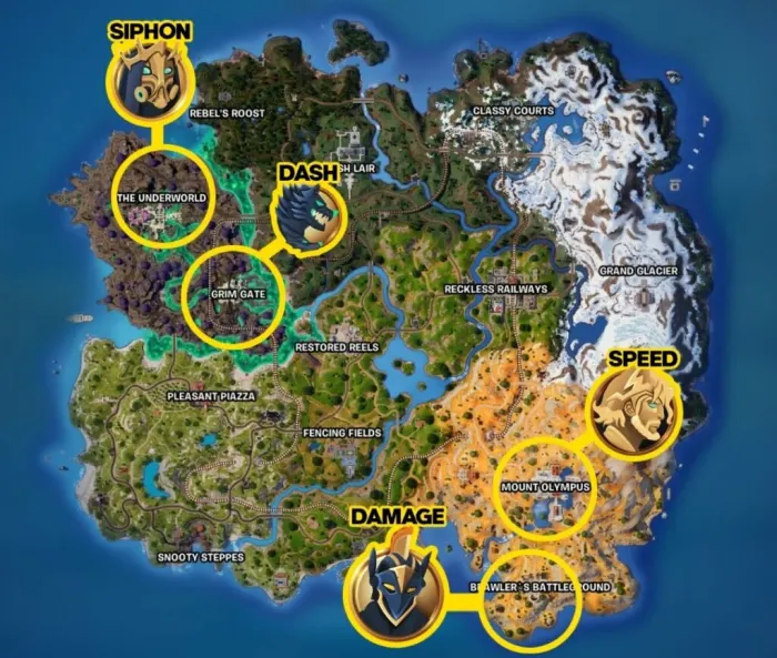 Mô hình 3D huy hiệu Medallion Zeus - Fortnite Chapter 5 Season 2 - Image 4