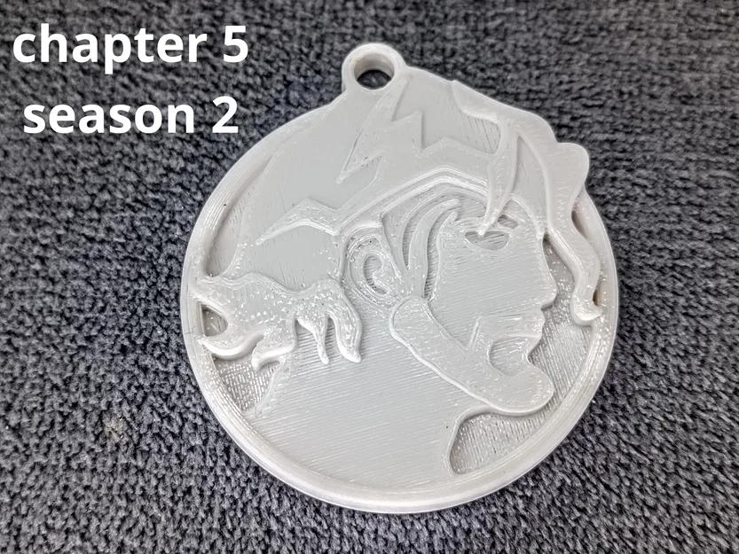 Móc khóa Fortnite Medallion Zeus - Mô hình 3D in ấn chi tiết - Image 1