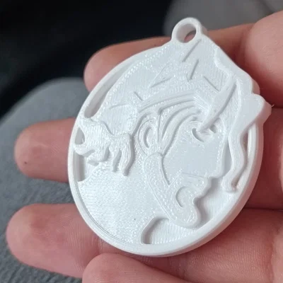 Móc khóa Fortnite Medallion Zeus - Mô hình 3D in ấn chi tiết