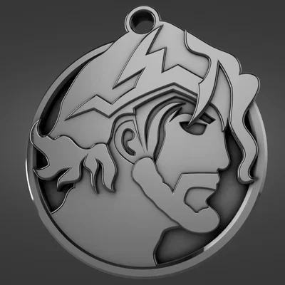 Móc khóa Fortnite Medallion Zeus - Mô hình 3D in ấn chi tiết
