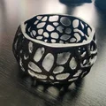 Hũ đựng nến Tealight thiết kế Voronoi trang trí độc đáo - Thumbnail 1
