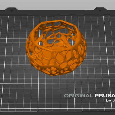 Hũ đựng nến Tealight thiết kế Voronoi trang trí độc đáo