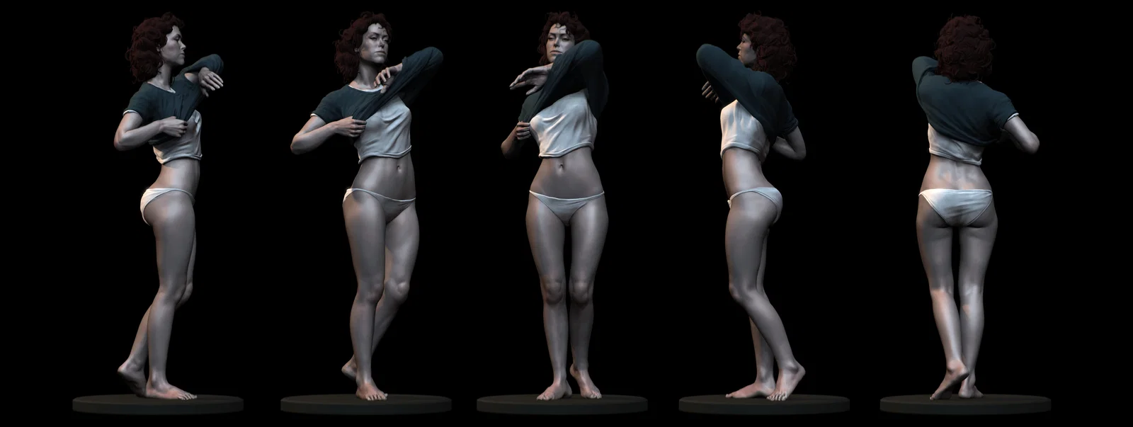 Mô hình Ellen Ripley trong phim Alien - File 3D in ấn chi tiết - Image 3