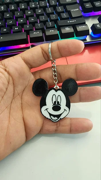 Móc khóa Mickey Mouse 3D - Phụ kiện đáng yêu cho fan Disney - Image 1