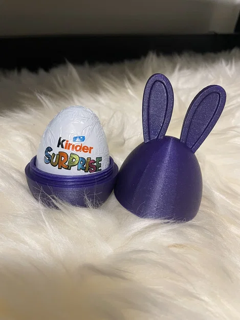 Hộp đựng trứng Kinder hình trứng Phục Sinh, không cần supports - Image 1