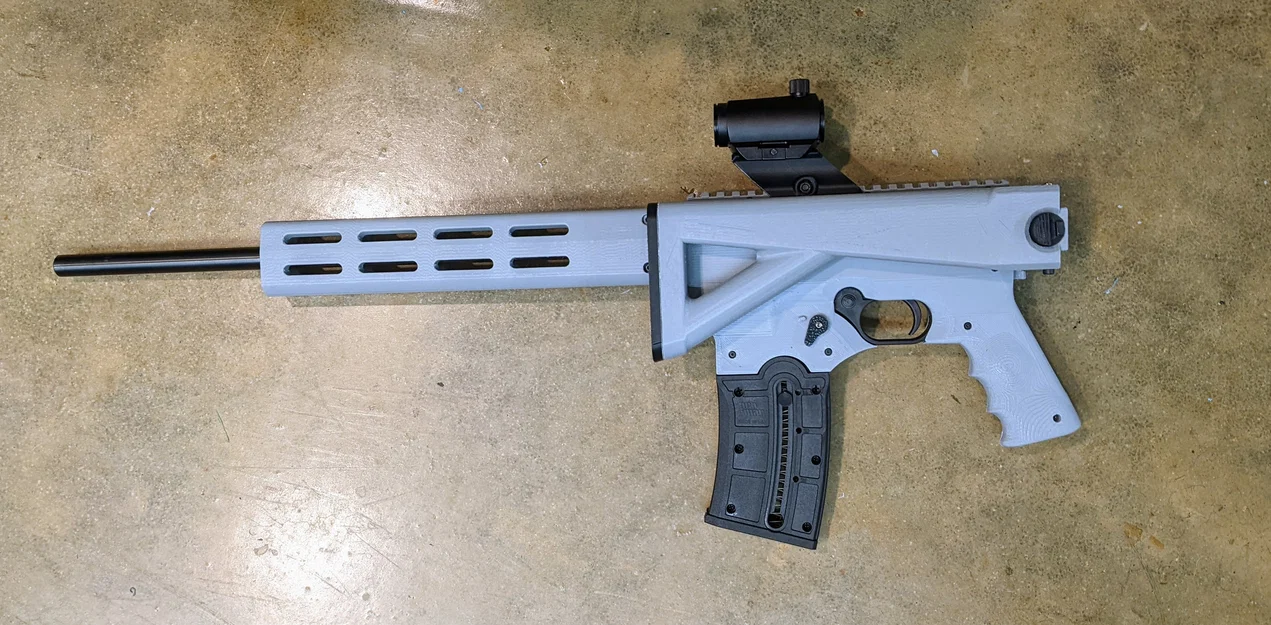 Rossi RS22 Wombat – Vỏ/Báng in 3D cho Rossi RS22 & Mossberg 702 Plinkster - Image 2
