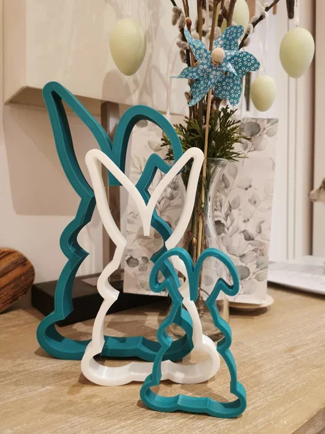 Thỏ Phục Sinh (Easter Bunny) trang trí tối giản - Image 1