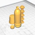 Bộ dụng cụ may vá du lịch kiểu Liên Xô (USSR Sewing Kit) in 3D - Thumbnail 2