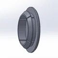 Nắp che lỗ tay quay cửa kính Volkswagen Golf MK2 (3D Print) - Thumbnail 1