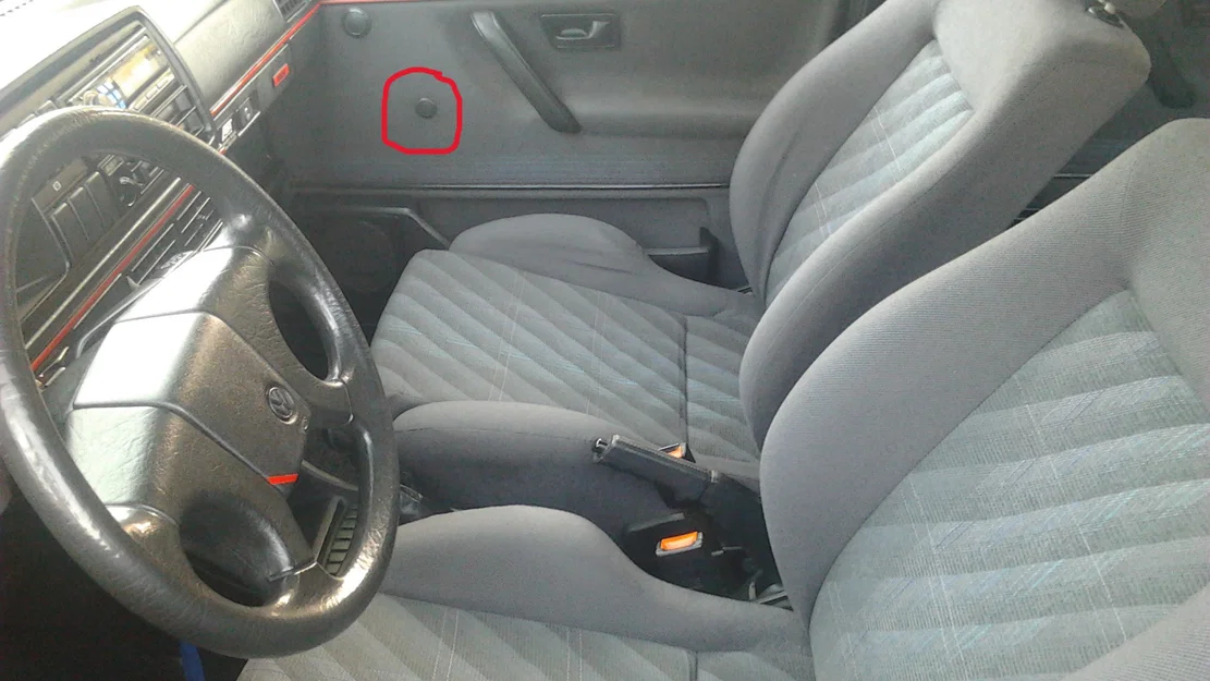 Nắp che lỗ tay quay cửa kính Volkswagen Golf MK2 (3D Print) - Image 2