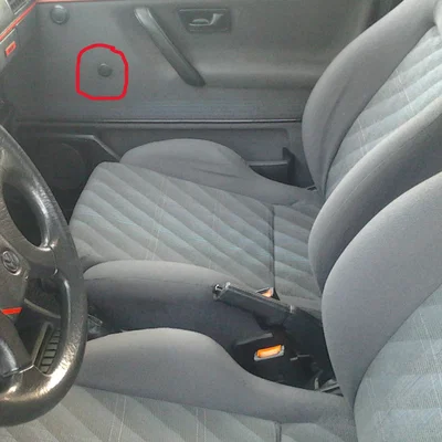 Nắp che lỗ tay quay cửa kính Volkswagen Golf MK2 (3D Print)