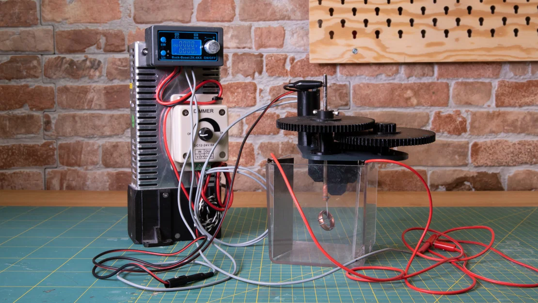 Thiết bị xoay để electroplating (mạ điện) mô hình - Image 1