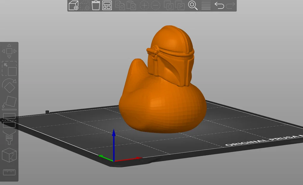 Mô hình 3D chú vịt chiến binh The Mandalorian độc đáo - Image 1