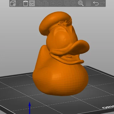 Mô hình 3D Donald Duck Jeep Duck - Đồ chơi trang trí cực chất