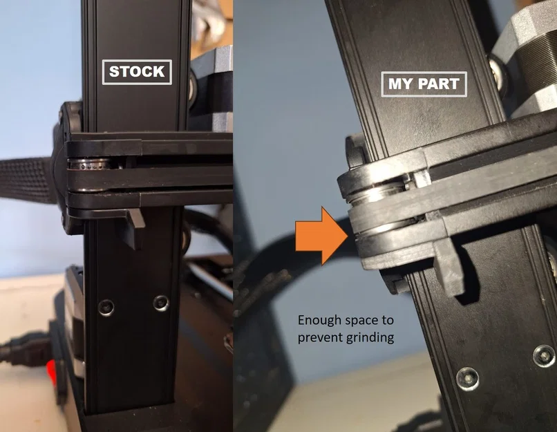 ENDER 3 V3 SE - Fix cạ dây đai X/Y (Grinding) V1 - Image 1