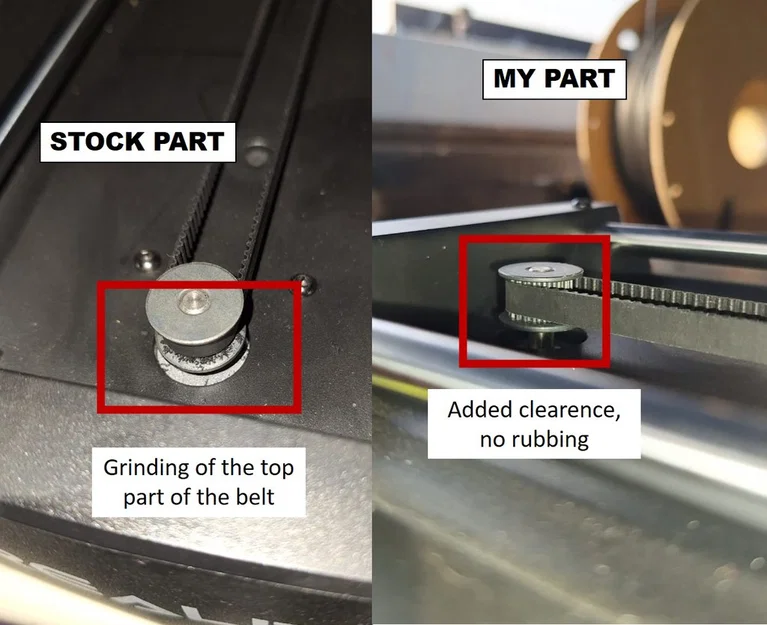 ENDER 3 V3 SE - Fix cạ dây đai X/Y (Grinding) V1 - Image 9