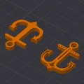Anchor (Mỏ Neo) – 2 mẫu tối giản cho móc khóa & decor - Thumbnail 2