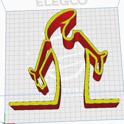 Mô hình trang trí 3D La Linea độc đáo cho bàn làm việc