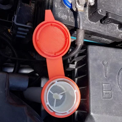 Nắp bình nước rửa kính cho xe Opel Astra H - Giải pháp in 3D tiện lợi