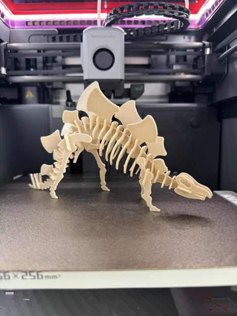 Thẻ Kit Card Xếp Hình 3D Stegosaurus - Image 2