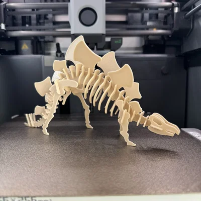 Thẻ Kit Card Xếp Hình 3D Stegosaurus